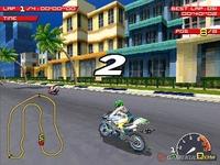 une photo d'Ã©cran de Moto Racer sur Sony Playstation